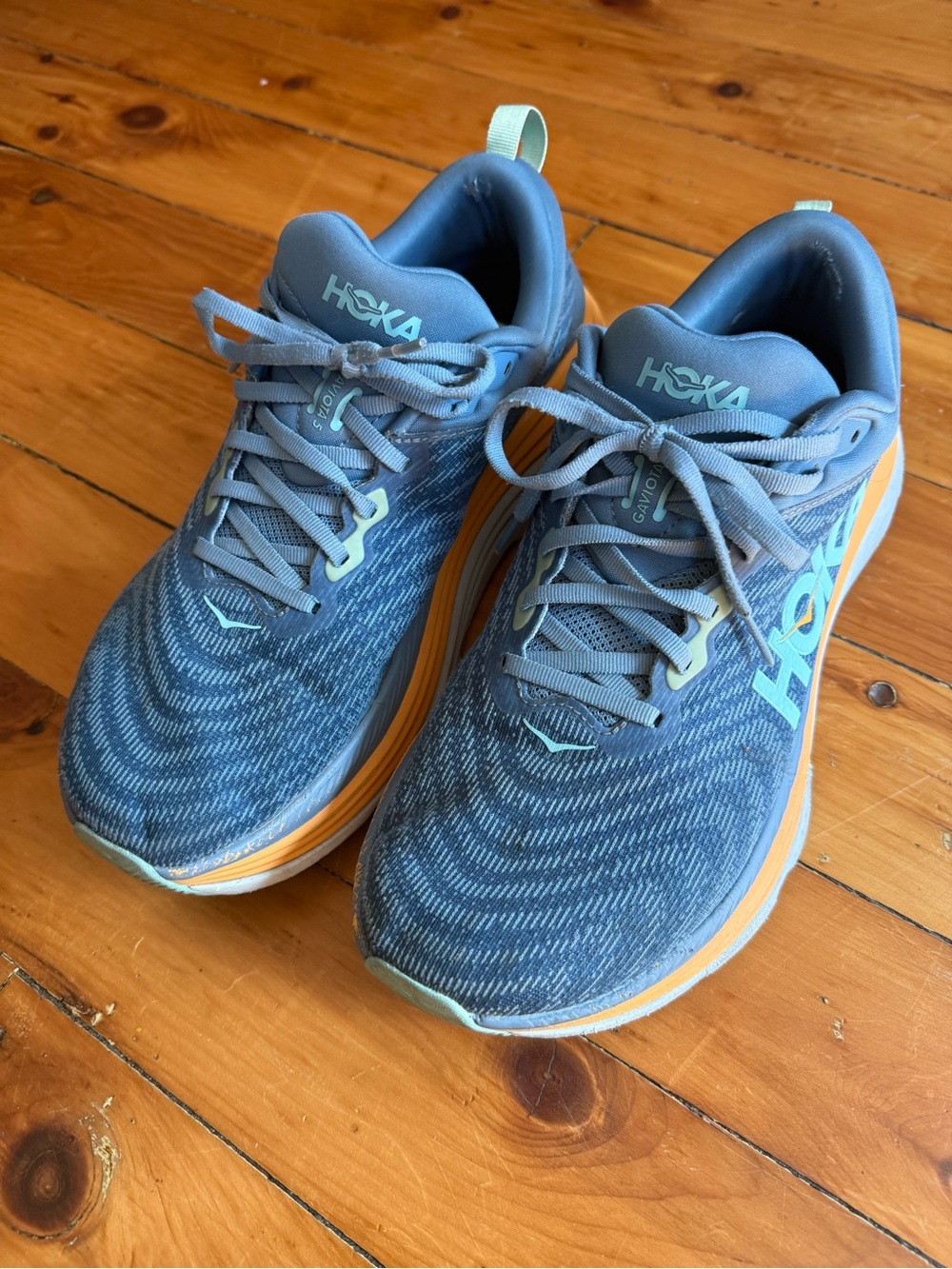 Hoka One One Men's M Gaviota 5 9.5 Wide Running Shoes Shadow Dusk Blue